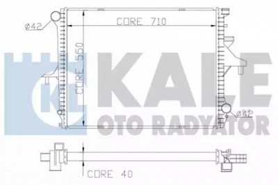 KALE OTO RADYATOR 367900 -  Радиатор, охлаждение двигателя